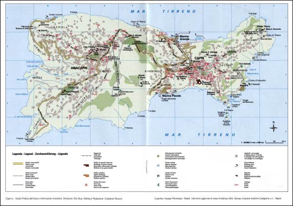 Mapa Capri