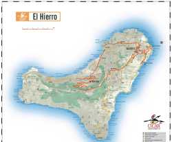 El Hierro,mapa El Hierro,map of El Hierro,Canary Islands