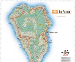 La Palma,mapa La Palma,map of La Palma,Canary Islands