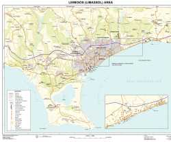 Limassol,mapa Limassolu,map of Limassol,Kypr,Cyprus