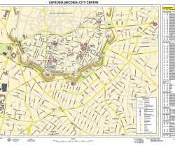 Niksie,mapa Niksie,Nicosia,map of Nicosia,Kypr,Cyprus