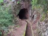 Machino,levada,tunel,Madeira,Portugalsko