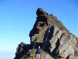 Pico do Arieiro,terasa,Madeira,Portugalsko