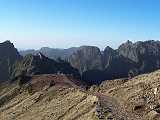 Pico do Arieiro,turistick cesta,Madeira,Portugalsko