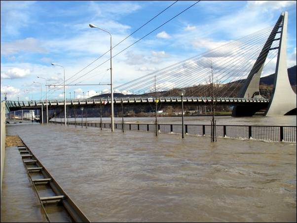 Marinsk most - Povodn - st nad Labem - Povode Labe