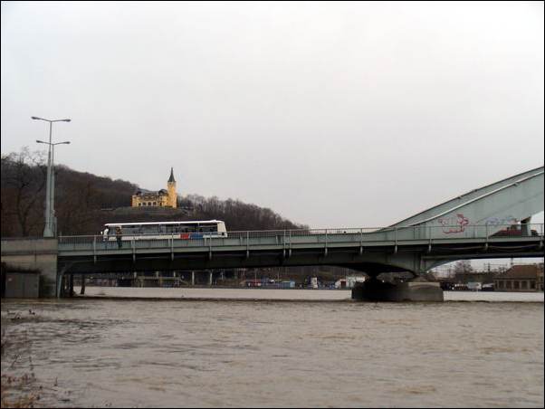 Benev most - Povodn - st nad Labem - Povode Labe