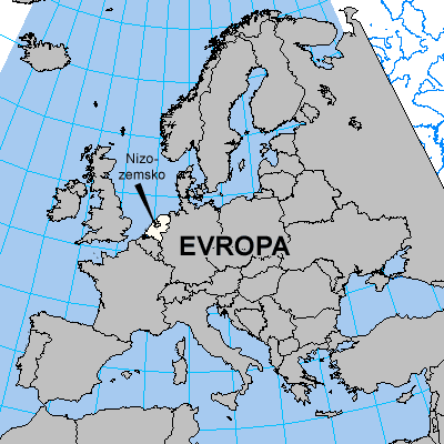 Nizozemsko,mapa Nizozemska,Netherlands,map of Netherlands