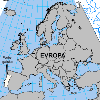 Portugalsko,mapa Portugalska,Portugal,map of Portugal