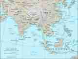 Asie,mapa Asie,Asia,map of Asia