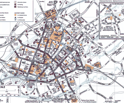 Manchester,mapa Manchesteru,Manchester,map of Manchester