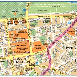 London Kensington,Londn,mapa Londna Kensington,map of London