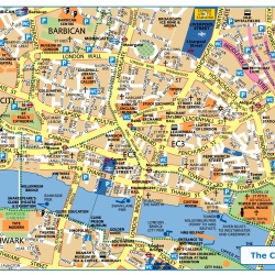 London City,Londn,mapa Londna City,map of London