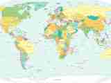 Svt,mapa Svta,World,map of World